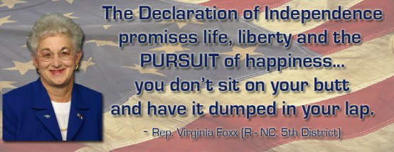 Rep Virginia Foxx Quote
